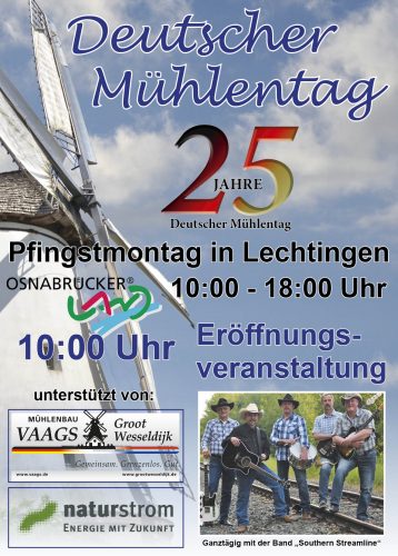 Muehlentag Plakat 2018 Muehlentag Plakat 2018